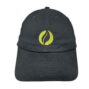 EcoprintQ Slideback Hat Black One Size Embroidered Vent Holes Big X